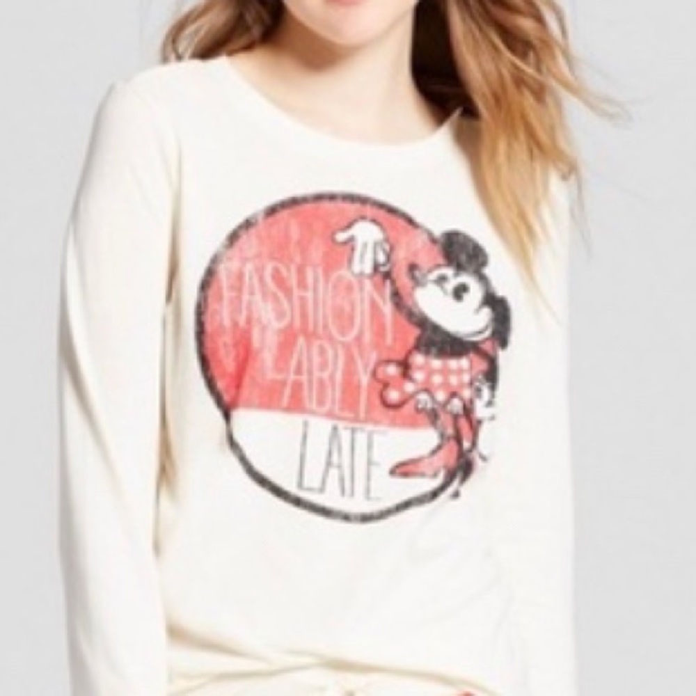 Minnie Mouse Fashionably Late T-Shirt Only